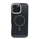 Transparent MagSafe Compatible with Metallic Camera Accent Phone Case for iPhone 16 Pro Max