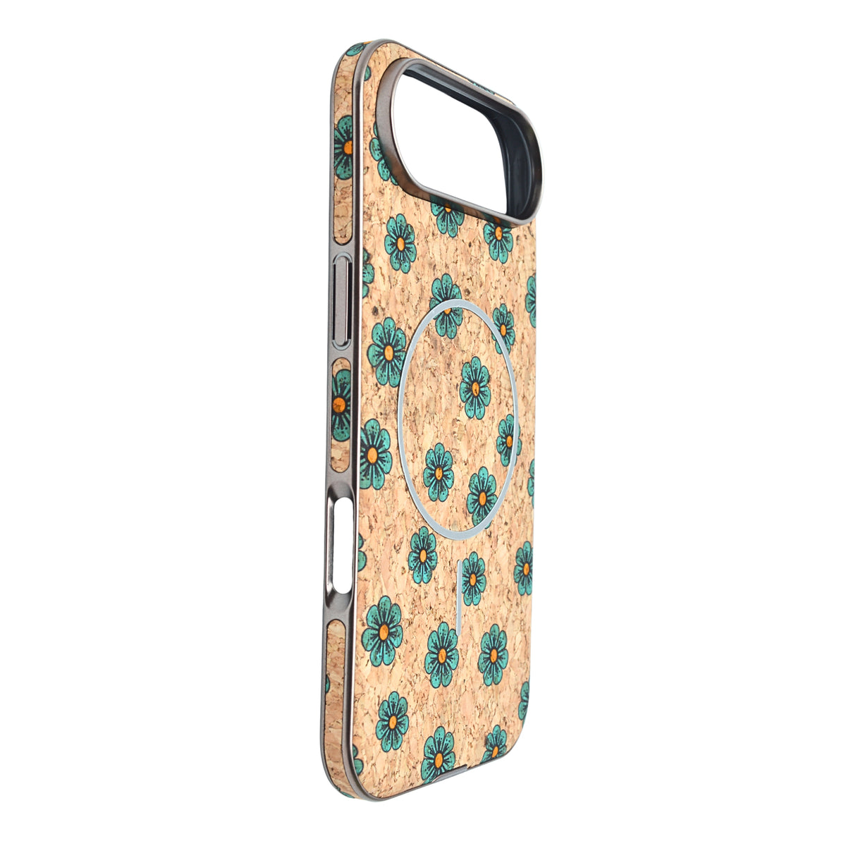 Cork Texture Printed MagSafe Compatible Phone Case for iPhone 17 Air