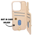 3D Flower Wallet Flip with Card Holder & Detachable Sling Phone Case for iPhone 16 Pro