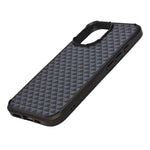 Geometric Carbon Fiber Texture Phone Case for iPhone 16
