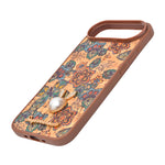 Bohemian Ethnic Print Cork Texture with Pearl Detail Phone Case for iPhone 17 Air