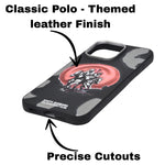 Santa Barbara Polo & Racquet Club Leather Phone Case For iPhone 16 Pro Max