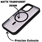 Matte Transparent Hard Shell Protective Phone Case for iPhone 16 Plus