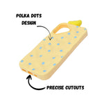 3D Cartoon Character with Polka Dots Soft Phone Case for iPhone 16 Plus