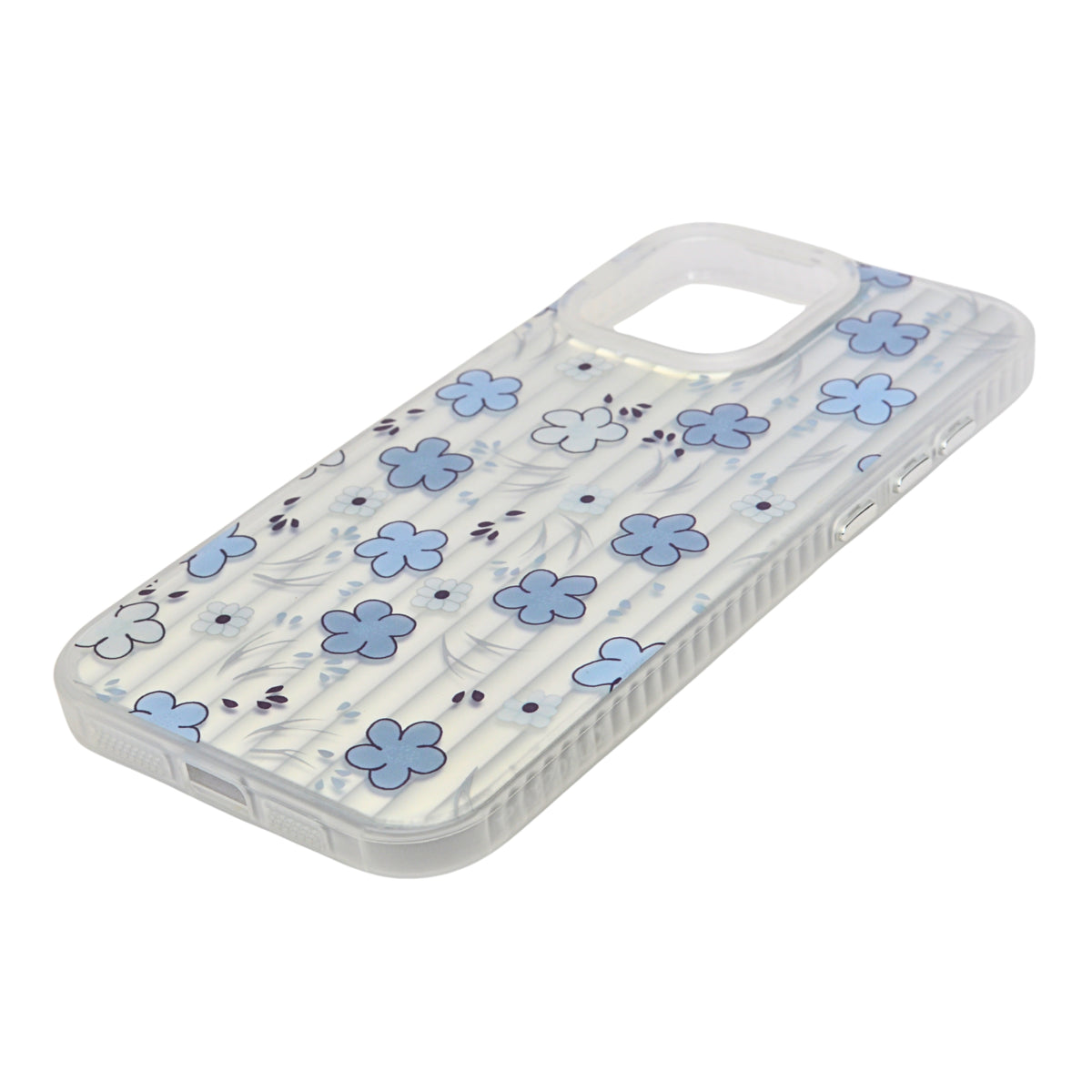Aesthetic Bow & Floral Print Phone Case for iPhone 16 Pro Max