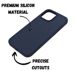 Premium Soft Silicone with Microfiber Lining Phone Case for iPhone 16 Pro Max