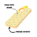 3D Cartoon Character with Polka Dots Soft Phone Case for iPhone 11