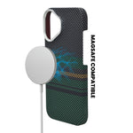 Kevlar Texture Magsafe Armor Phone Case for iPhone 17