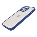 Transparent Hard back with Chrome Border Anti Slip Grip Phone Case for iPhone 13 Pro Max