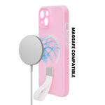 Frosty Matte with Silicone Finger Loop Phone Case for iPhone 14 Plus / 15 Plus