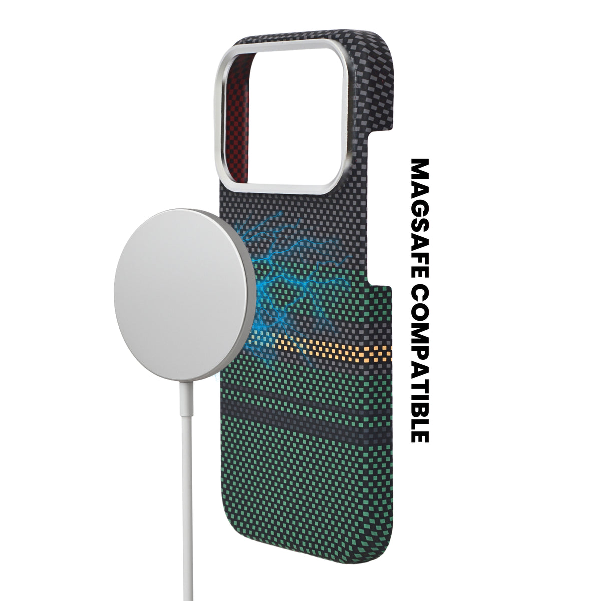 Kevlar Texture Magsafe Armor Phone Case for iPhone 17 Pro