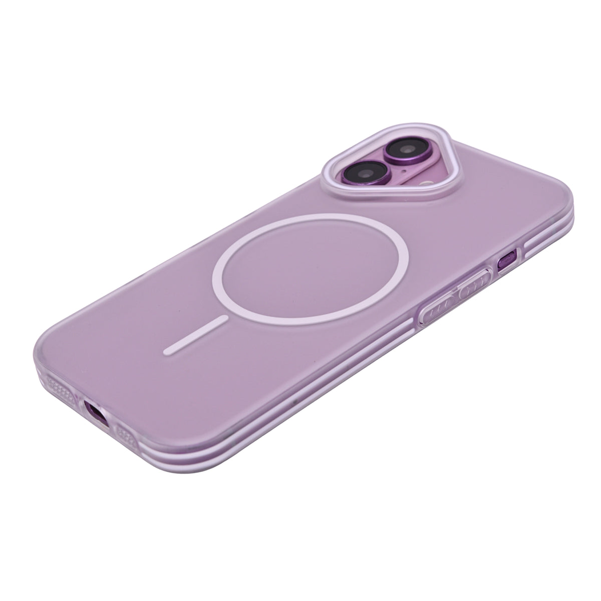 Crystal Clear Shockproof MagSafe Phone Case for iPhone 16