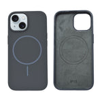 Soft Silicone with MagSafe Ring Phone Case for iPhone 15