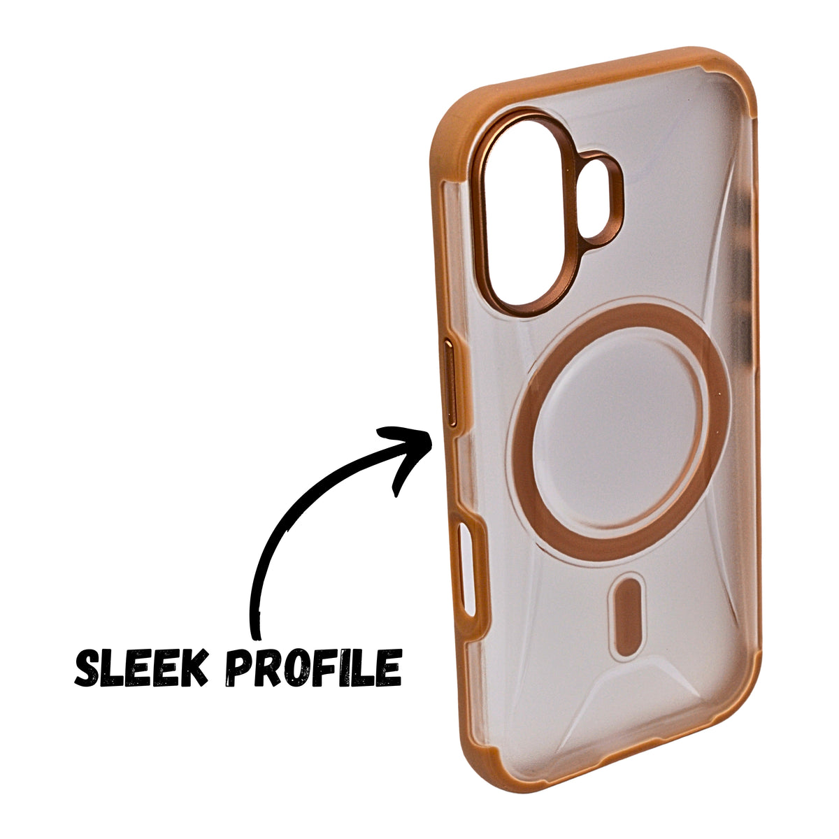 Transparent MagSafe Case with Shockproof Protection for iPhone 16 Plus