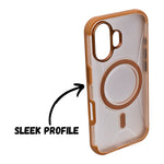 Transparent MagSafe Case with Shockproof Protection for iPhone 16 Plus