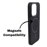MagSafe Compatible Matte Finish Hard Plastic Phone Case for iPhone 15 Pro