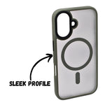 Ultimate Protection MagSafe Matt Transparent Case for iPhone 16