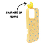 3D Cartoon Character with Polka Dots Soft Phone Case for iPhone 16 Pro Max