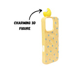 3D Cartoon Character with Polka Dots Soft Phone Case for iPhone 16 Pro Max