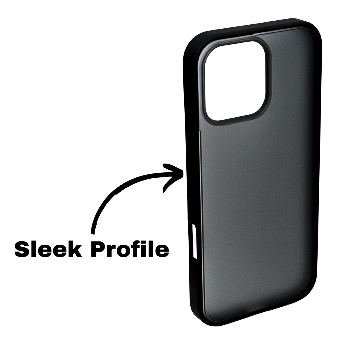 Minimalist Matte Finish Transparent Phone Case for iPhone 16 Pro Max