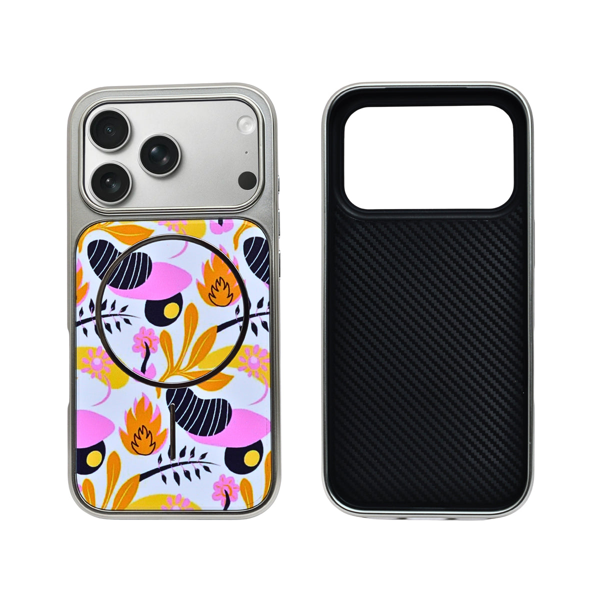 Floral Blossom Print MagSafe Compatible Phone Case for iPhone 17 Pro