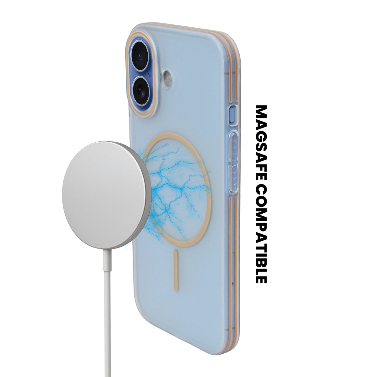 Crystal Clear Shockproof MagSafe Phone Case for iPhone 17