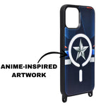 Captain Shield Design MagSafe Compatible Hard Phone Case for iPhone 12 / 12Pro