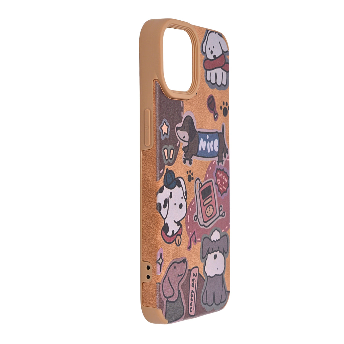 Cute Puppy Cartoon Design Protective Phone Case for iPhone 13/ 14