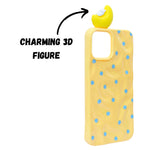 3D Cartoon Character with Polka Dots Soft Phone Case for iPhone 12/ 12 Pro