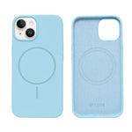 Soft Silicone with MagSafe Ring Phone Case for iPhone 14 Plus / 15 Plus