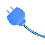 3D Cookie Monster Design Silicone Charger Case & Cable Protector for Apple 18W/20W Adapter