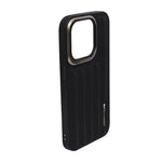 Lines Leather Smooth Phone Case For iPhone 15 Pro
