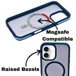 Transparent MagSafe Compatible with Matte Colour Edge Phone Case for iPhone 16 Plus