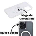 Hard Matte Transparent MagSafe Compatible Phone Case for iPhone 16 Pro Max