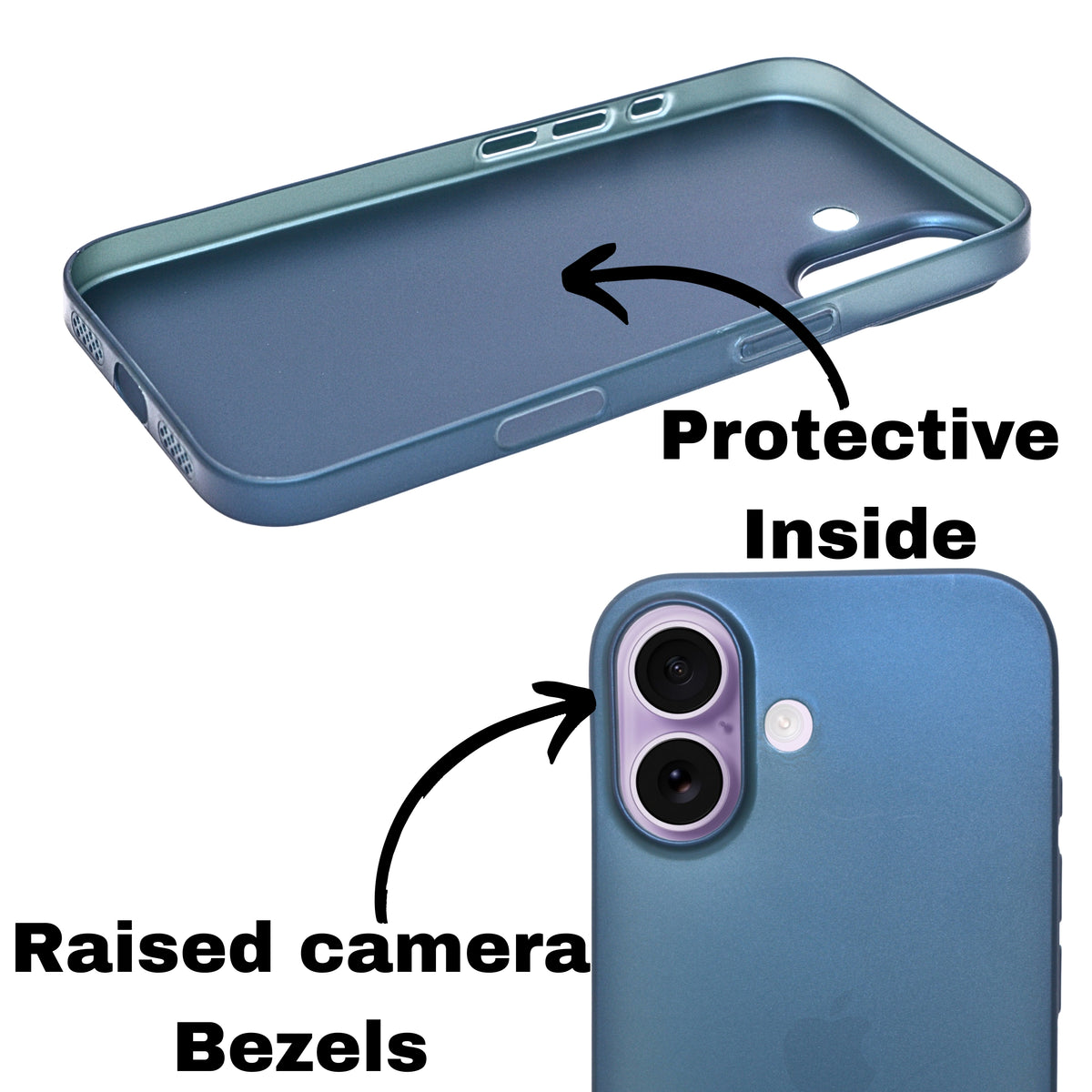 Frosted Matte Finish Slim Translucent Phone Case for iPhone 17