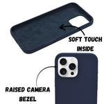 Premium Soft Silicone with Microfiber Lining Phone Case for iPhone 16 Pro Max