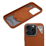 Premium Heat Dissipation with Modern Textured Finish Phone Case for iPhone 15 Pro