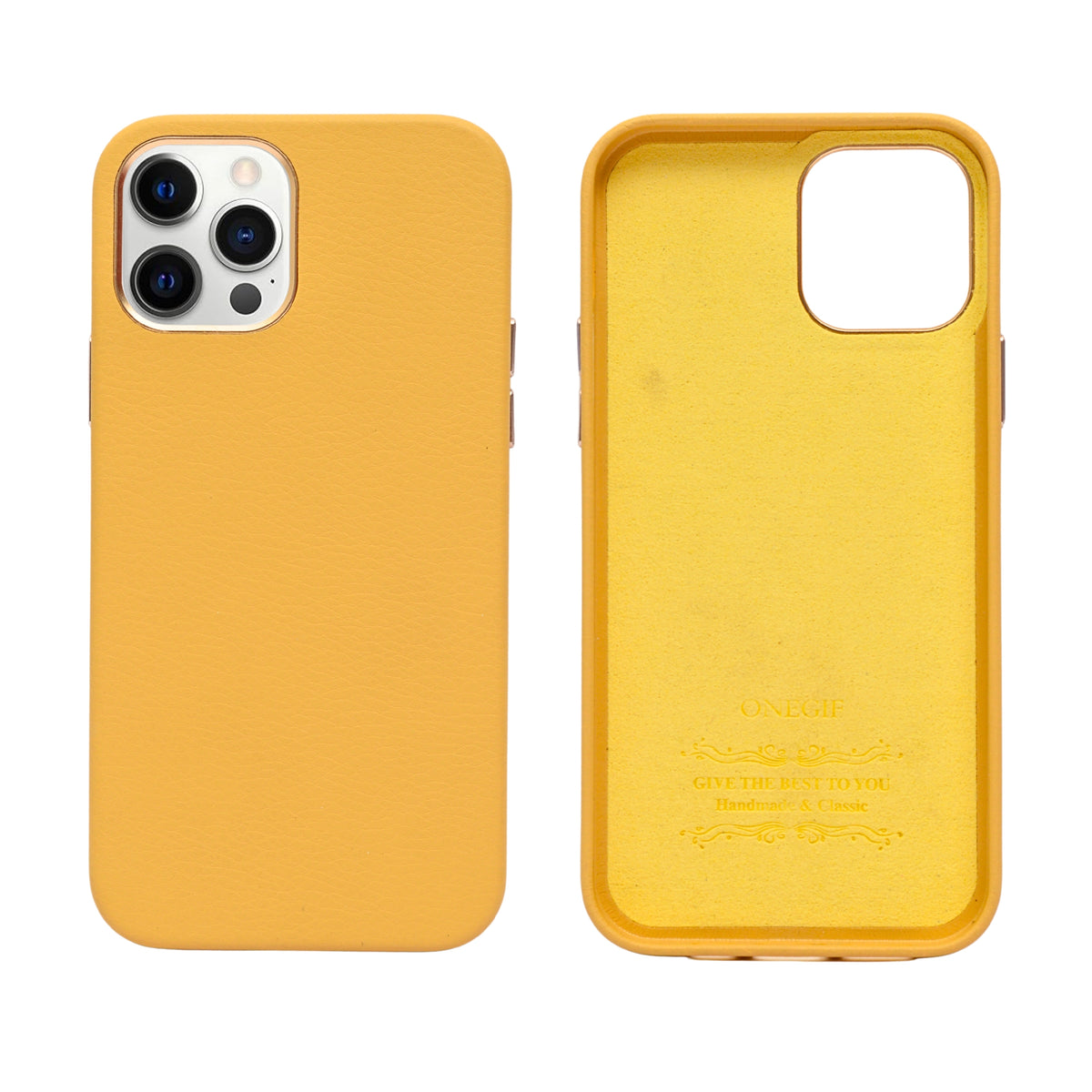 Premium Soft Leather Finish Phone Case for iPhone 12 / 12 Pro