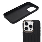 Lines Leather Smooth Phone Case For iPhone 15 Pro