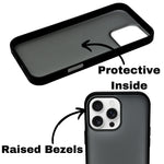 Minimalist Matte Finish Transparent Phone Case for iPhone 16 Pro Max