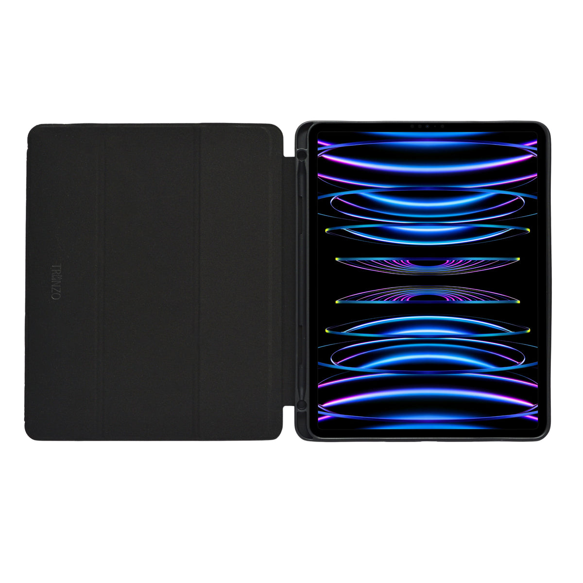 Smart Tri-Fold Stand Case with Built-In Pen Holder for iPad Pro 12.9" (2021/2022)