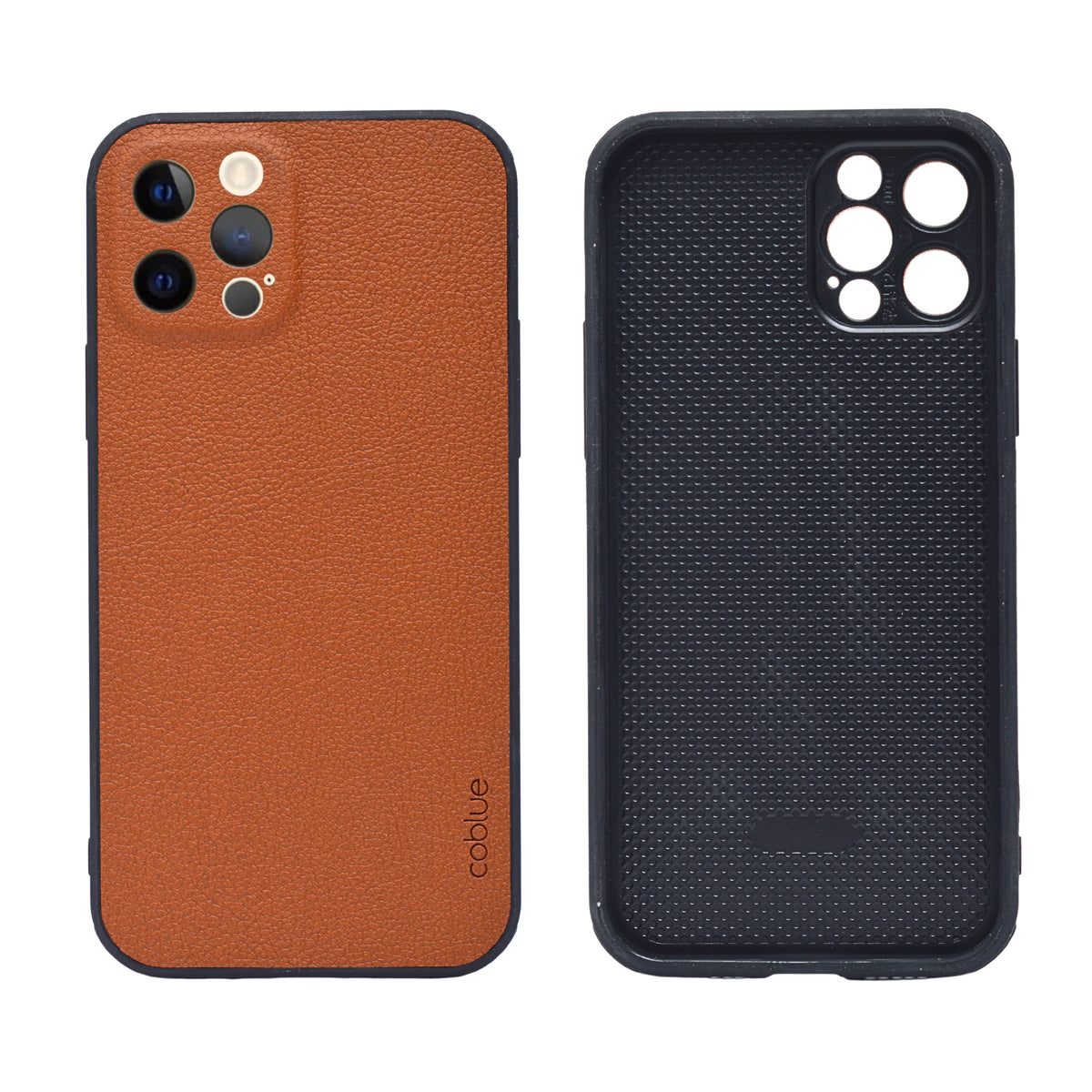 Luxury Soft Leather Texture Slim Phone Case for iPhone 12 / 12 Pro