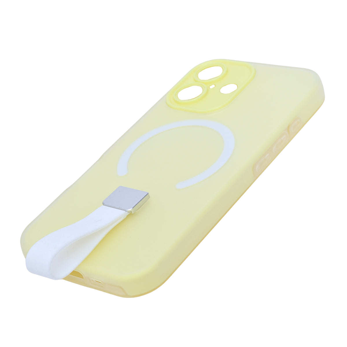 Frosty Matte with Silicone Finger Loop Phone Case for iPhone 17