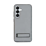 Leather MagSafe Magnetic Kickstand Case for Samsung Galaxy S25 Series