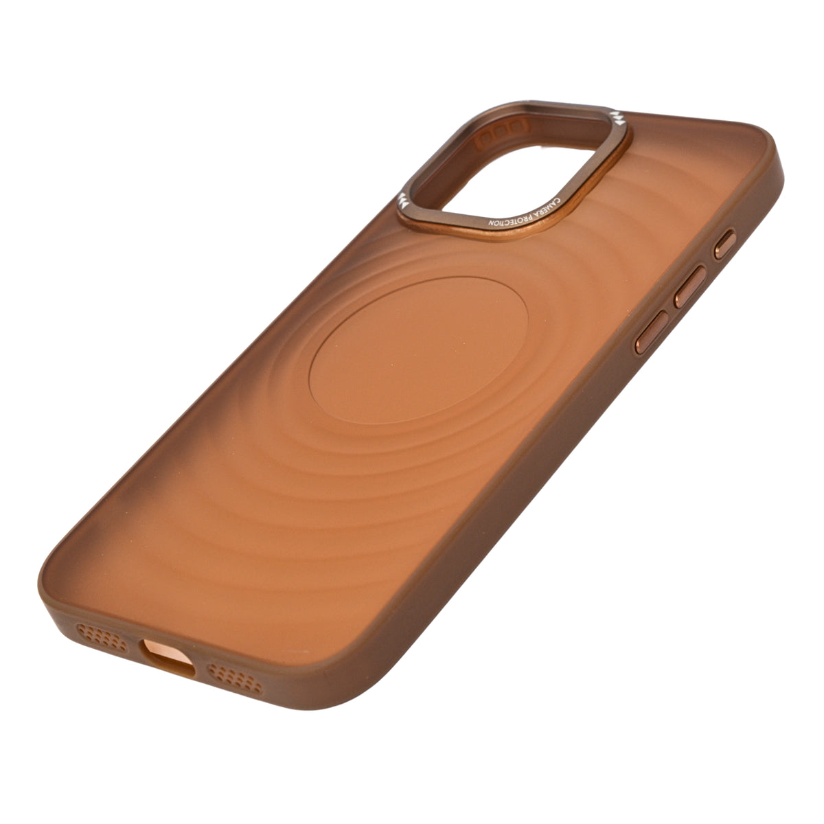 Stylish Durability Acrylic Corrugated Lines Skin Feel Case For iPhone 15 Pro Max