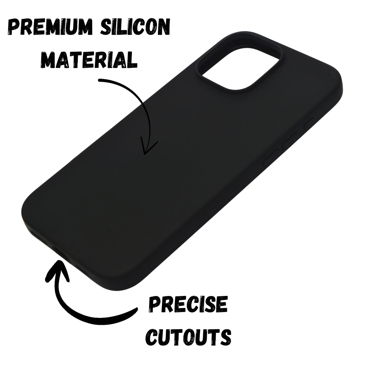 Premium Soft Silicone with Microfiber Lining Phone Case for iPhone 16 Pro Max
