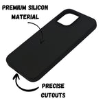 Premium Soft Silicone with Microfiber Lining Phone Case for iPhone 16 Pro Max
