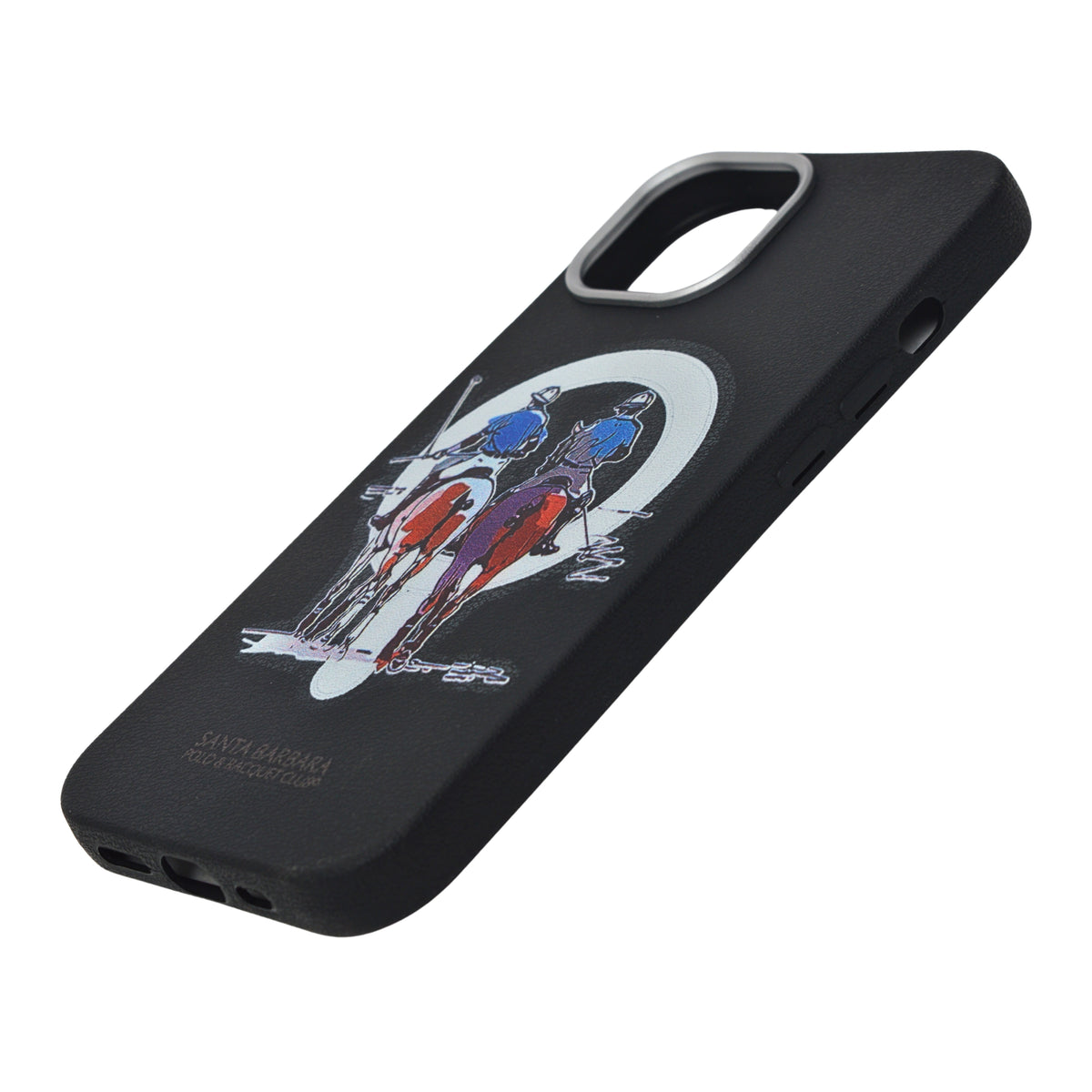 Santa Barbara Polo & Racquet Club Leather Phone Case For iPhone 15