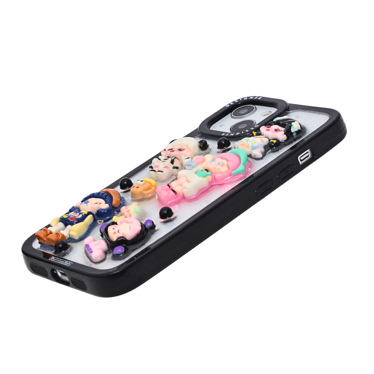 Cute 3D Cartoon Doodle Phone Case for iPhone 13 / 14