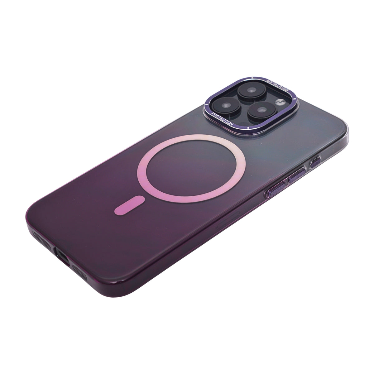 Aesthetic Gradient MagSafe with Metal Camera Protection Phone Case for iPhone 15 Pro Max